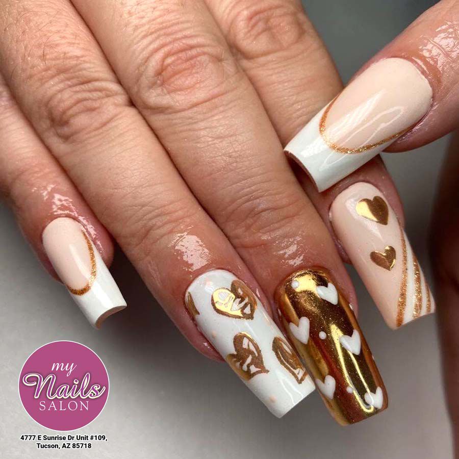 Beautiful Valentine Nails